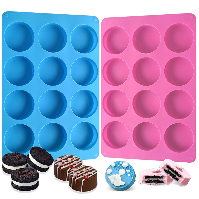 Soap Making Designs - Круглые силиконовые формы на 12 ячеек
