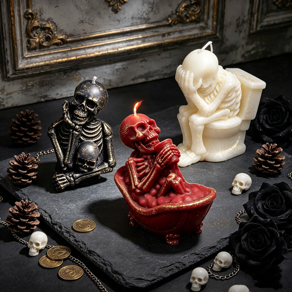 Soap Making Additives - 3D-реалистичная форма в виде черепа и