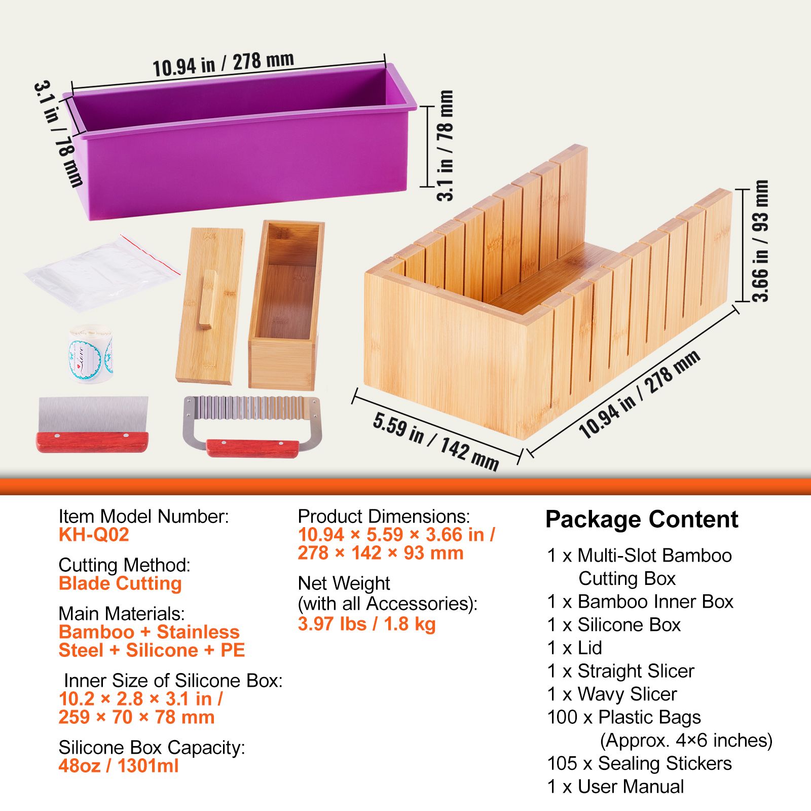 Soap Making Diy Kit - Набор для изготовления мыла, бамбуковый контейнер
