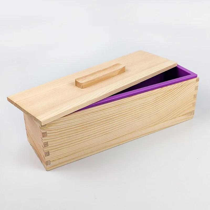 Soap Mold Silicone Loaf - Силиконовая форма для мыла, прямоугольная гибкая