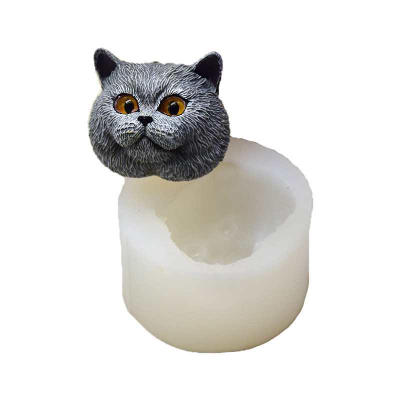 Soap Making Designs - Силиконовая форма в виде короткошерстной кошки