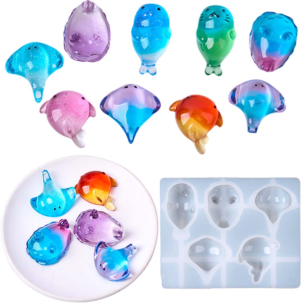Soap Making Designs - 3D-форма из силикона «Манта» в стиле
