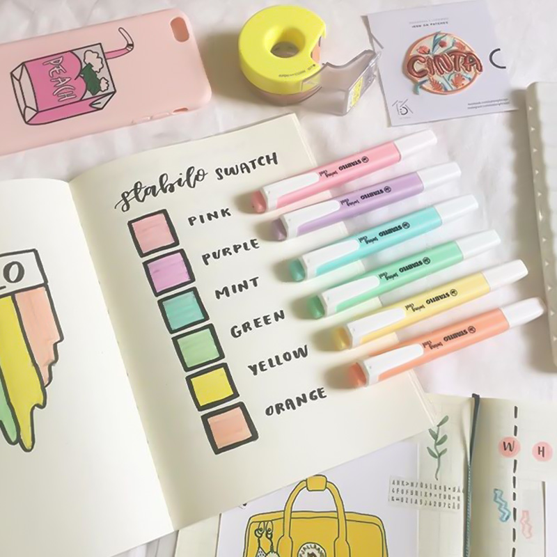 1 шт. Немецкий маркер STABILO  – обзор и цена Stabilo Marker Boss