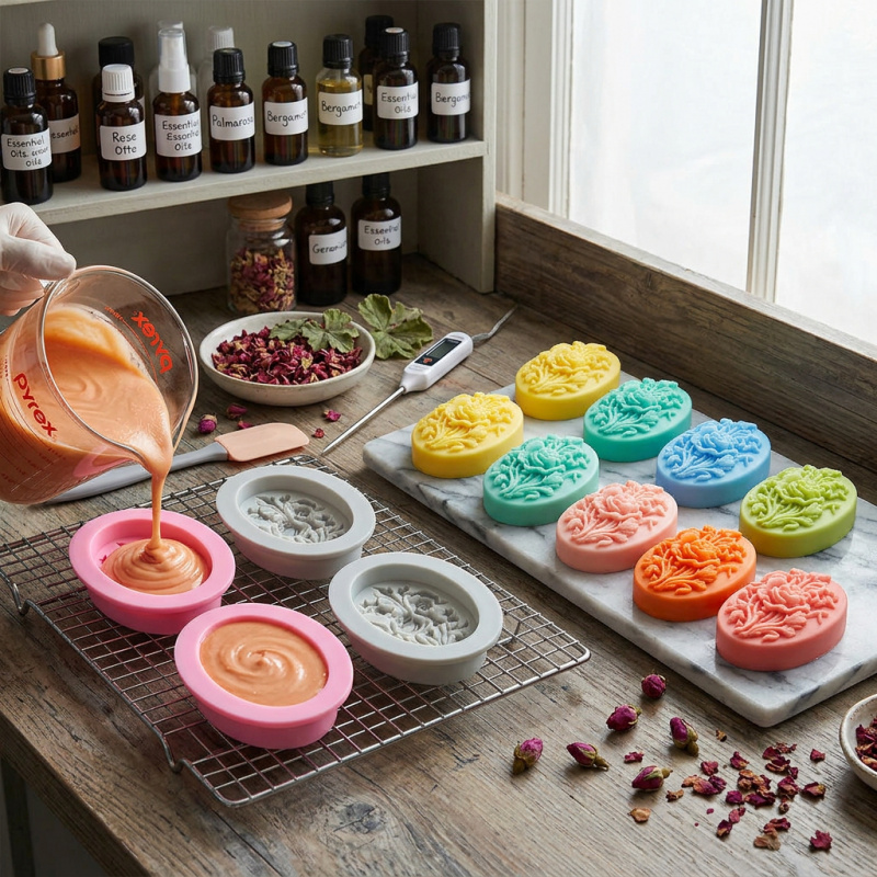 4 силиконовые формы в форме цв – обзор и цена Soap Making Ins
