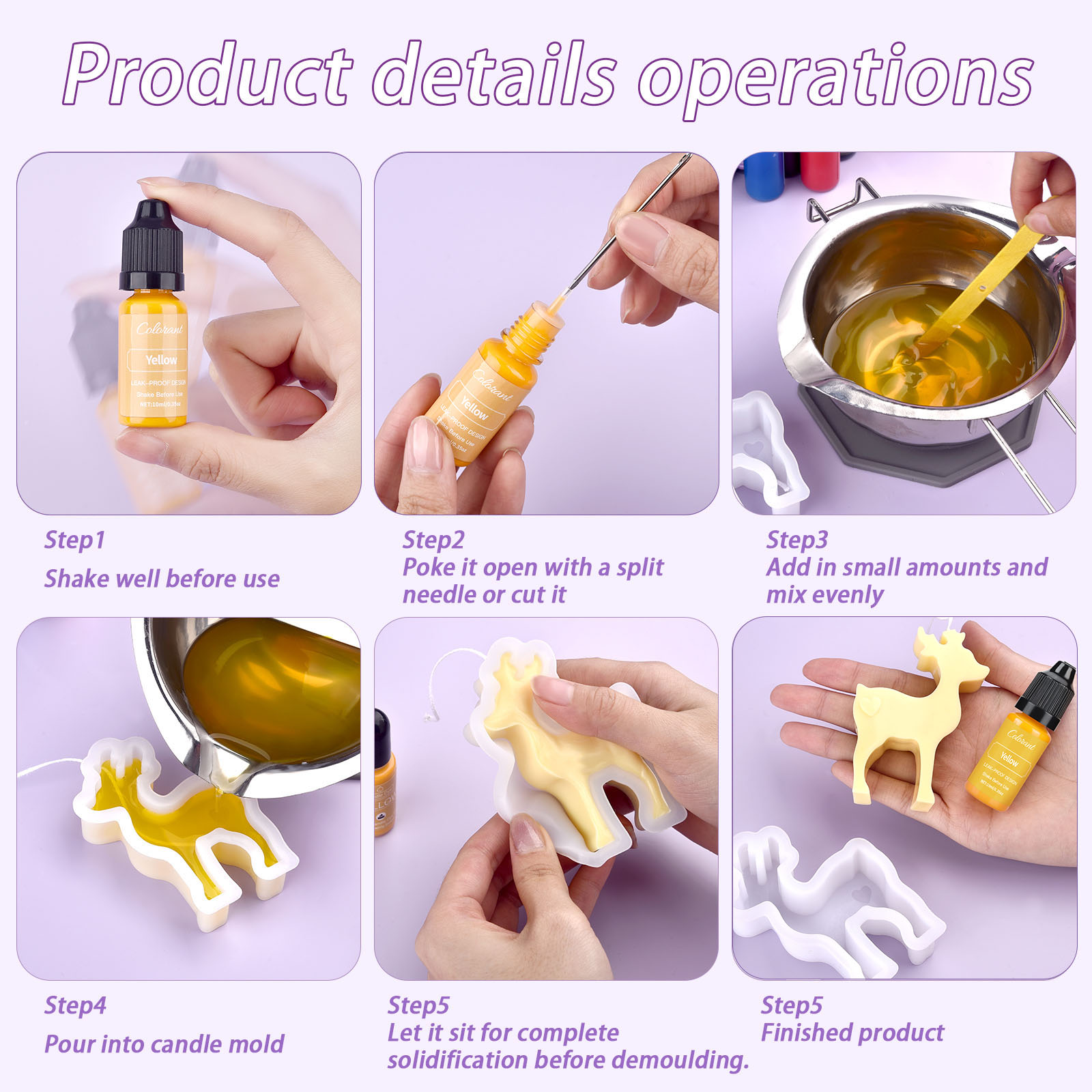 Набор красителей для свечей, ж – обзор и цена Soap Making Diy Kit