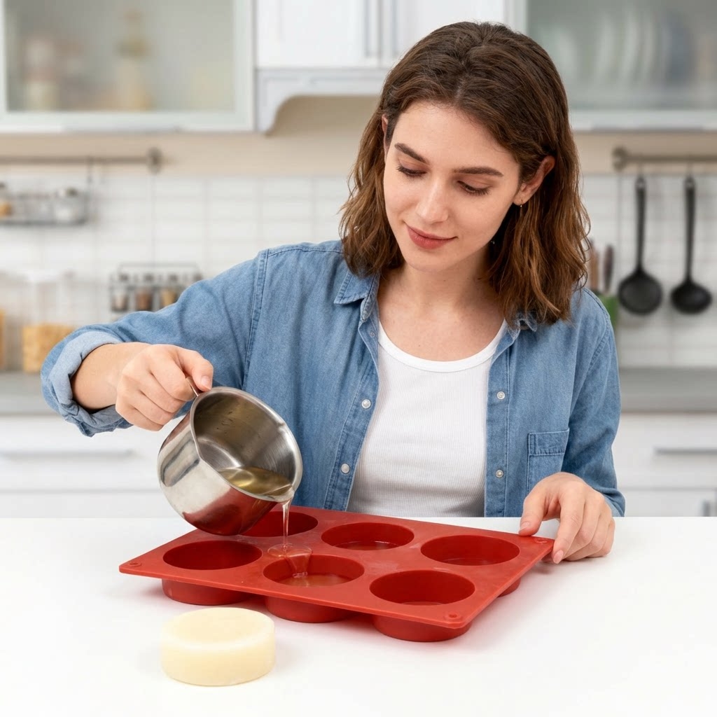 Круглая силиконовая форма для  – обзор и цена Soap Making Business